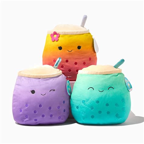 Made from incredibly cozy polyester fiber and super soft spandex, this squishy toy has a marshmallow-like texture that's pillowy and soft and perfect for bedtime stories. . Squishmallows boba